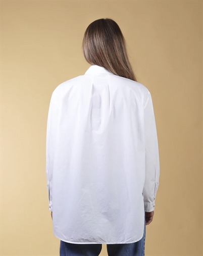  Elsk - Poplin Womans Skjorte - White 